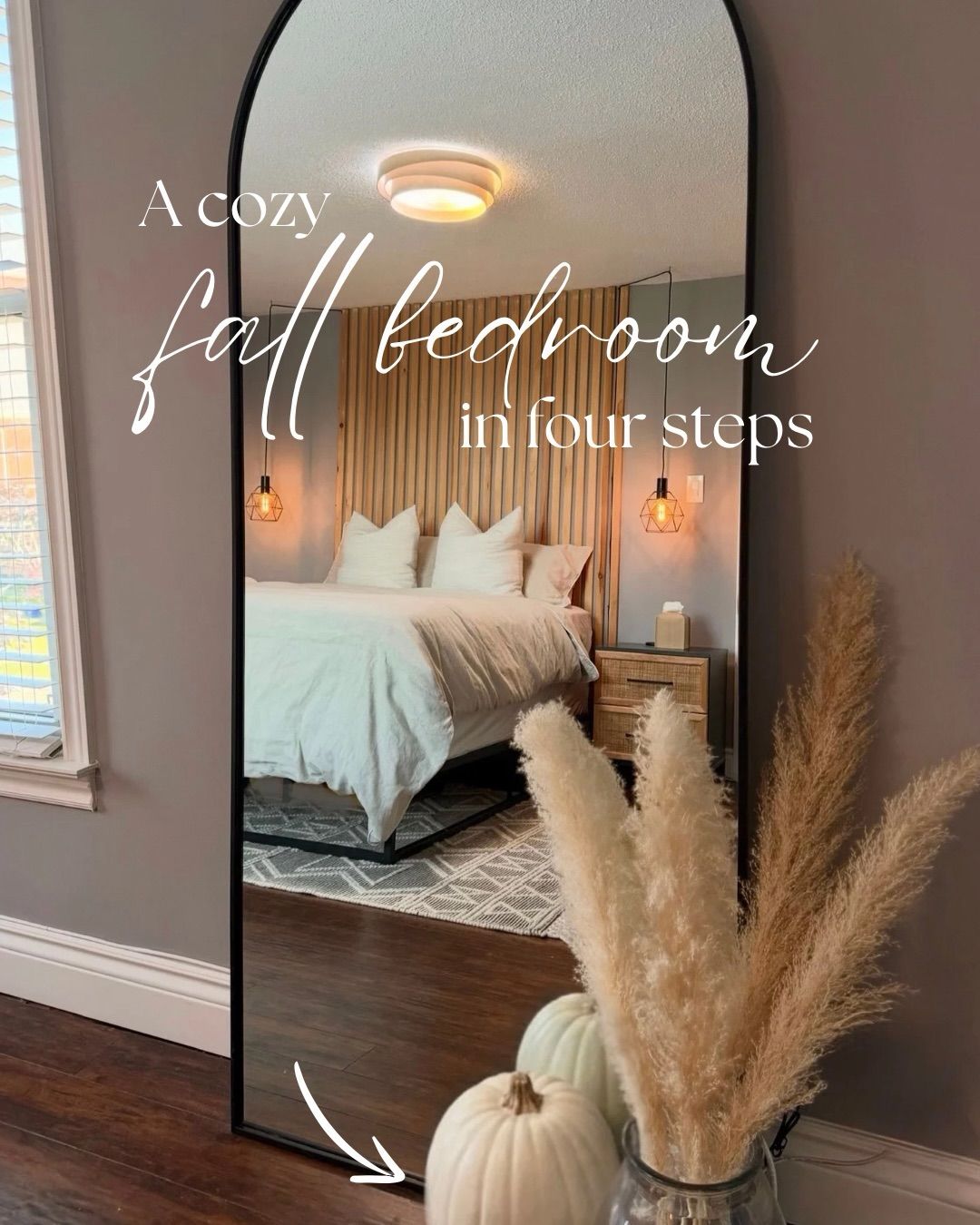 Cozy fall bedroom